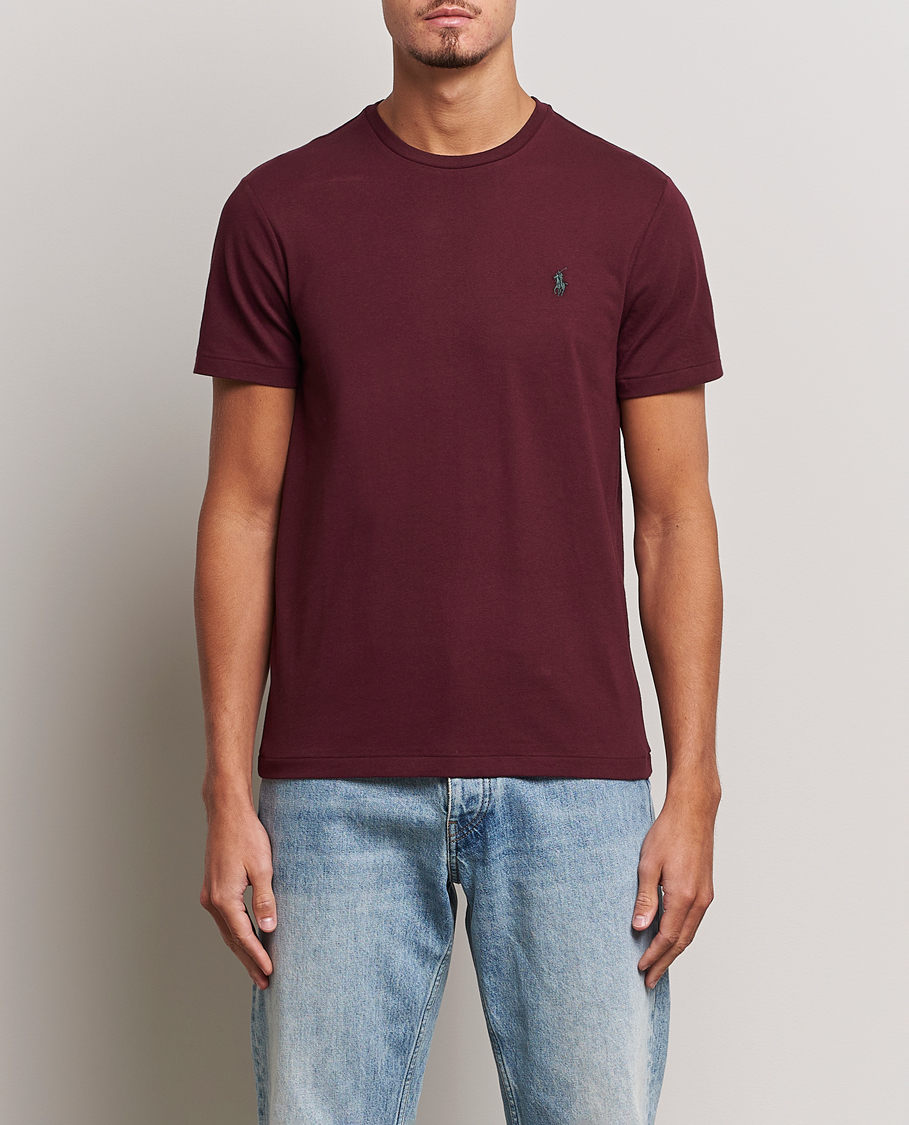 Herren | T-Shirts | Polo Ralph Lauren | Crew Neck T-Shirt Harvard Wine
