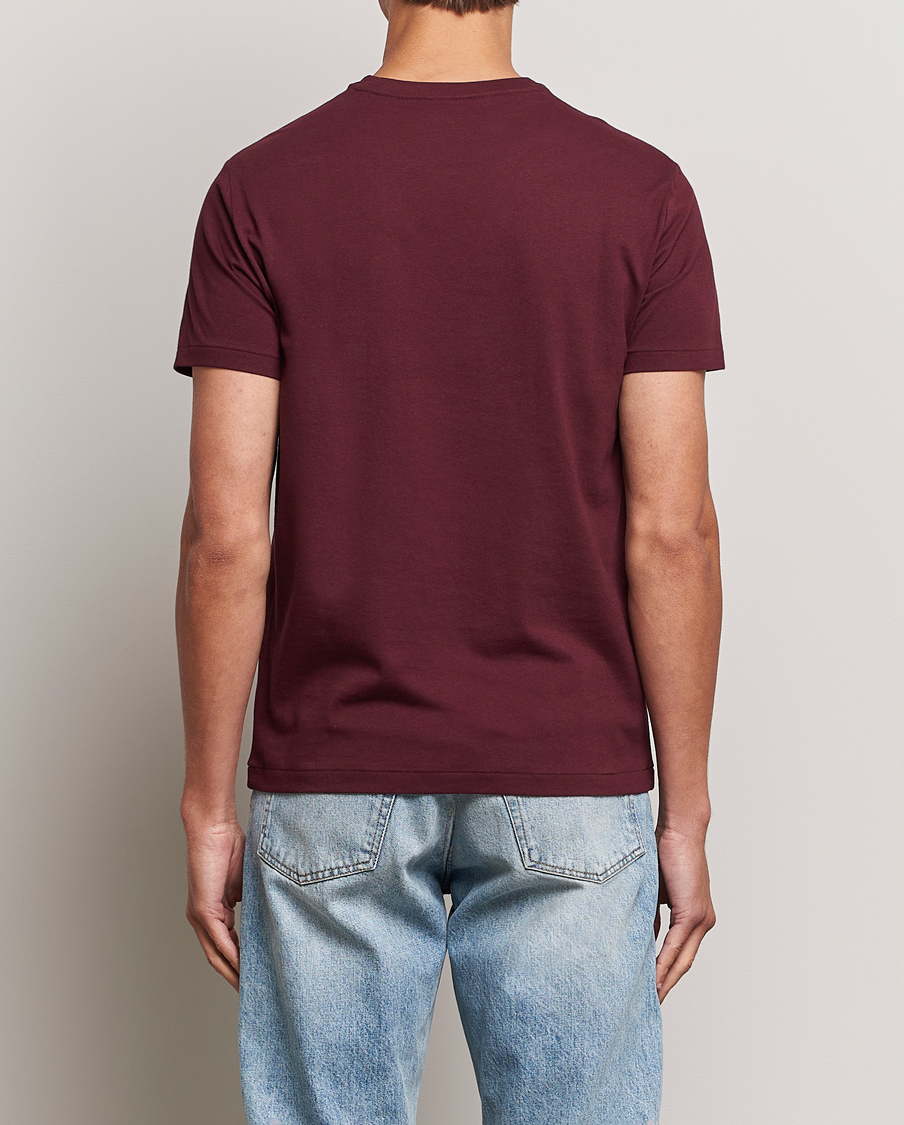 Herren | T-Shirts | Polo Ralph Lauren | Crew Neck T-Shirt Harvard Wine