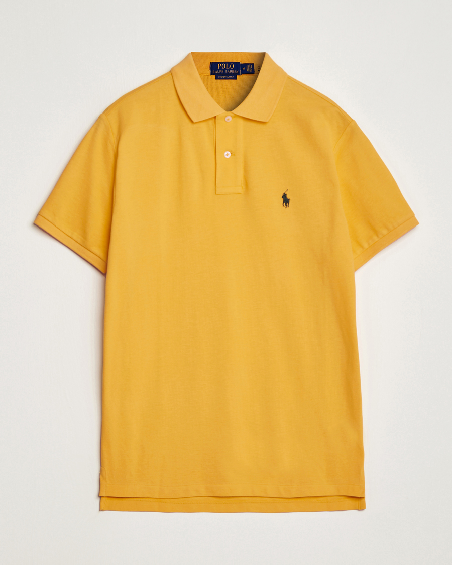Herren | Poloshirts | Polo Ralph Lauren | Custom Slim Fit Polo Gold Bugle