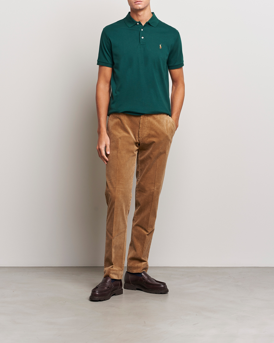 Herren | Poloshirts | Polo Ralph Lauren | Luxury Pima Cotton Polo Hunt Club Green