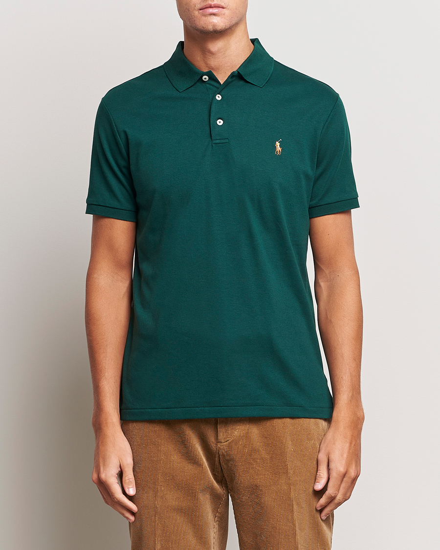 Herren | Poloshirts | Polo Ralph Lauren | Luxury Pima Cotton Polo Hunt Club Green