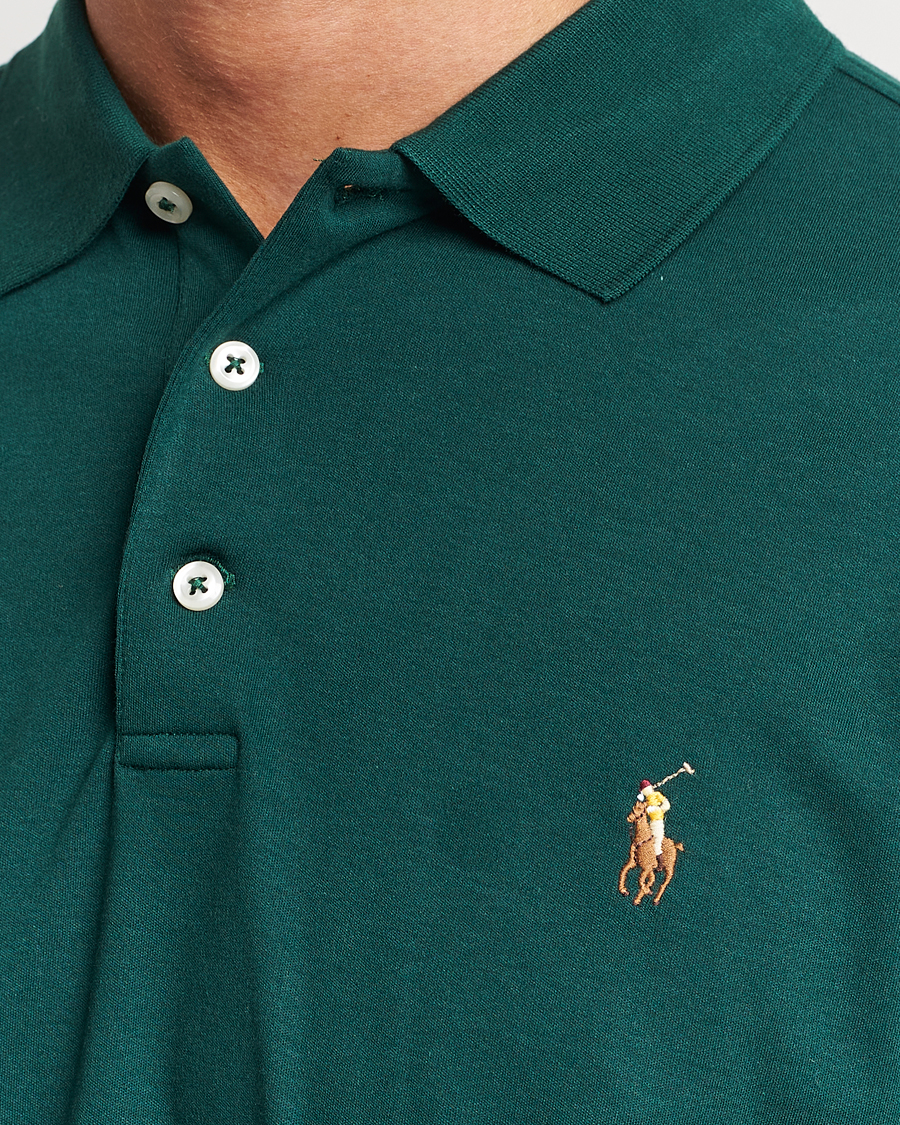 Herren | Poloshirts | Polo Ralph Lauren | Luxury Pima Cotton Polo Hunt Club Green