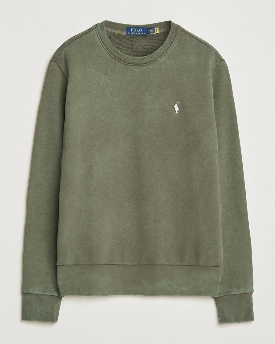 Herren | Pullover | Polo Ralph Lauren | Loopback Terry Crew Neck Sweatshirt Defender Green