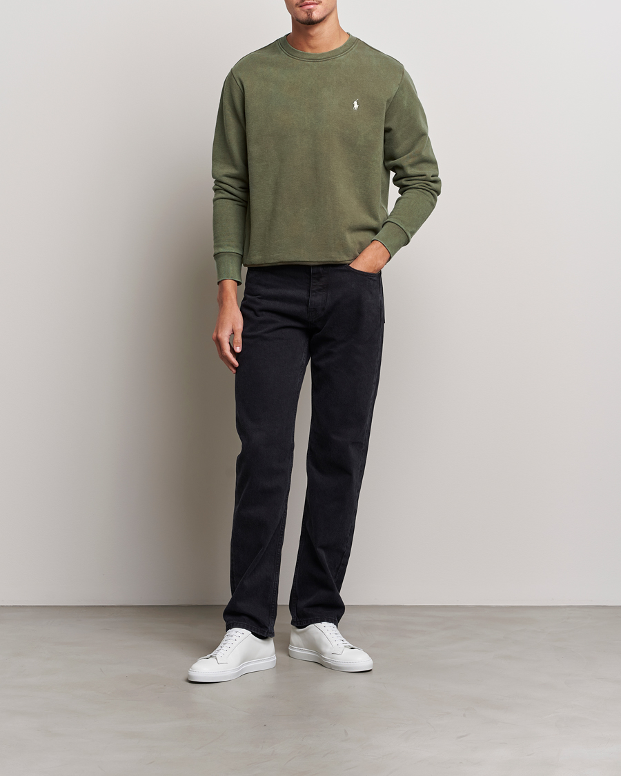 Herren | Pullover | Polo Ralph Lauren | Loopback Terry Crew Neck Sweatshirt Defender Green