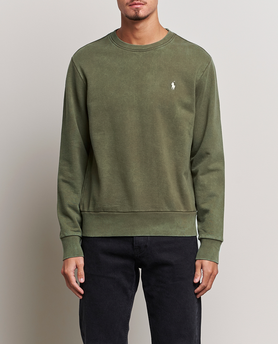Herren | Pullover | Polo Ralph Lauren | Loopback Terry Crew Neck Sweatshirt Defender Green