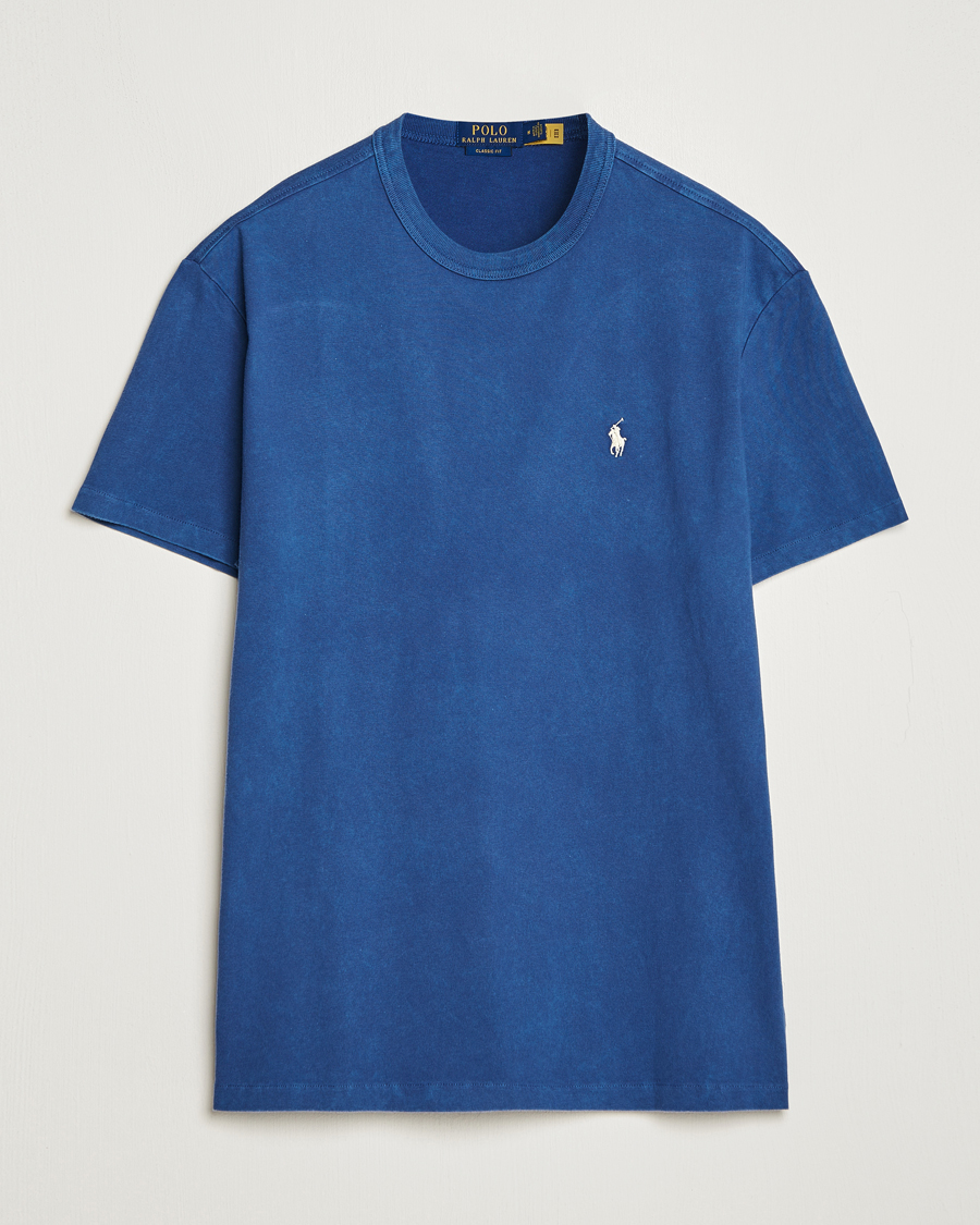 Herren | T-Shirts | Polo Ralph Lauren | Loopback Crew Neck T-Shirt Light Navy