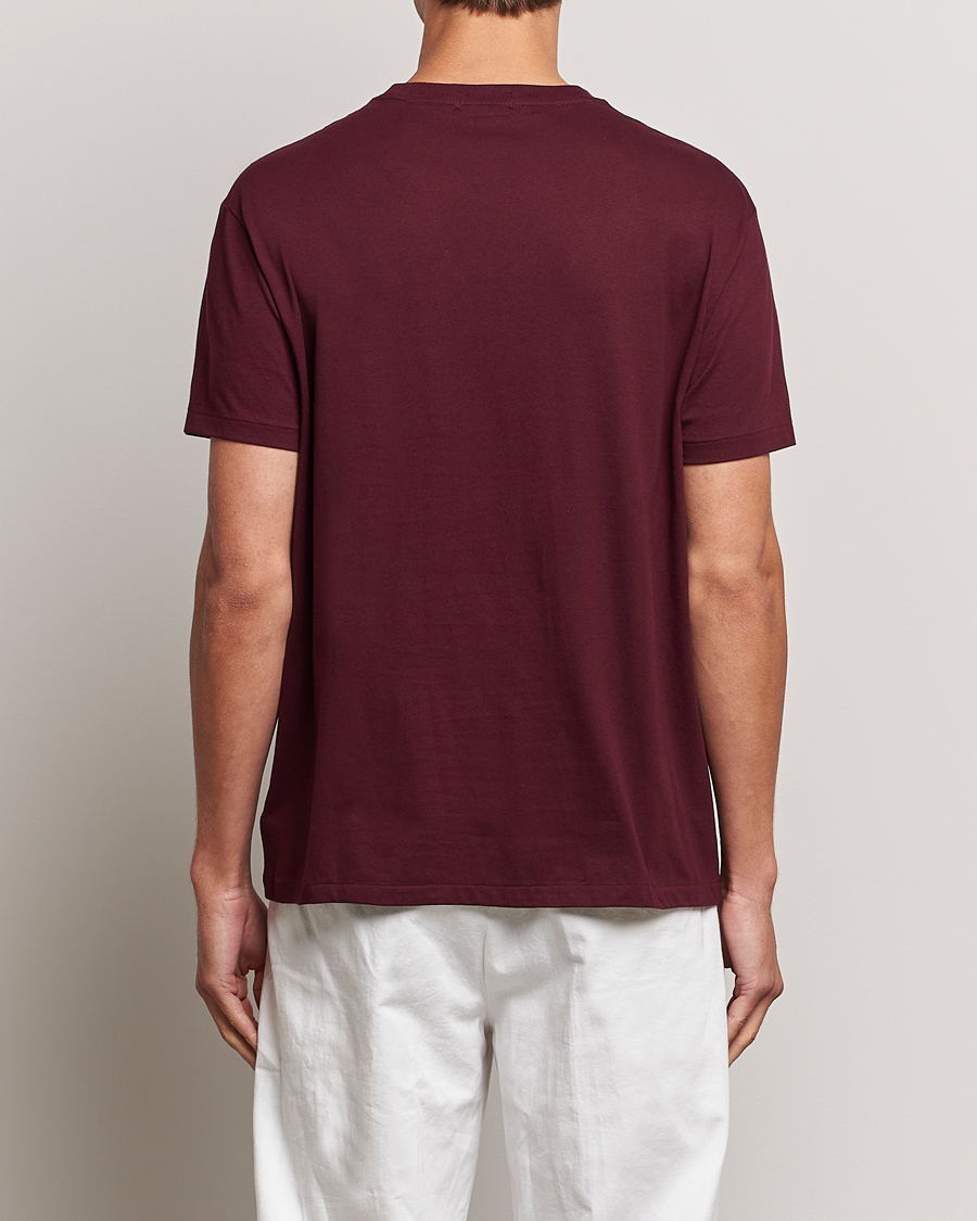Herren | T-Shirts | Polo Ralph Lauren | Logo Crew Neck T-Shirt Harvard Wine