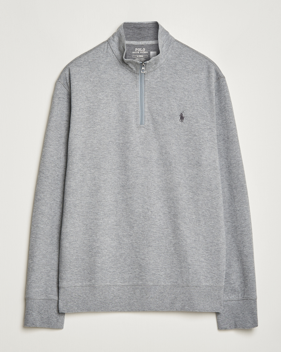 Herren | Pullover | Polo Ralph Lauren | Tech Double Knit Half Zip Steel Heather