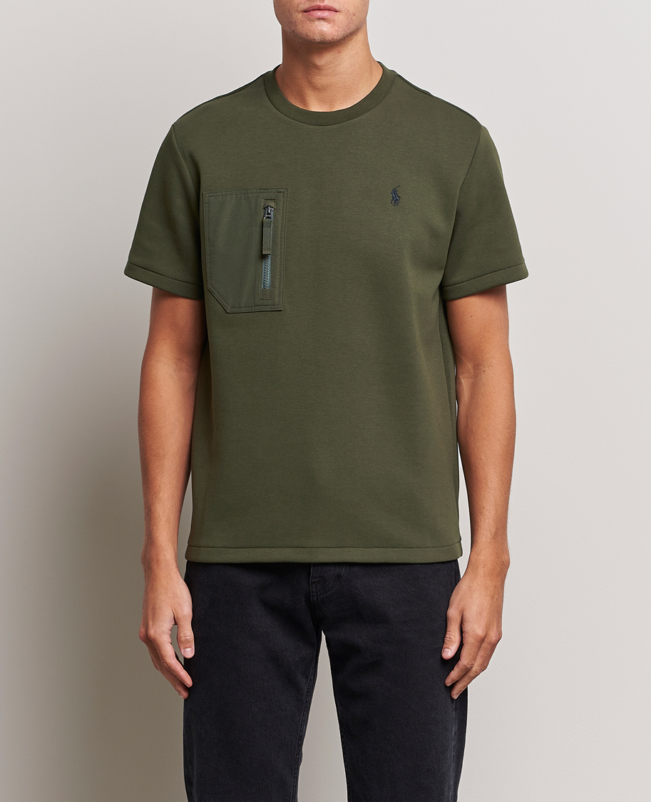 Herren | 30% sale | Polo Ralph Lauren | Double Knit Pocket T-Shirt Company Olive