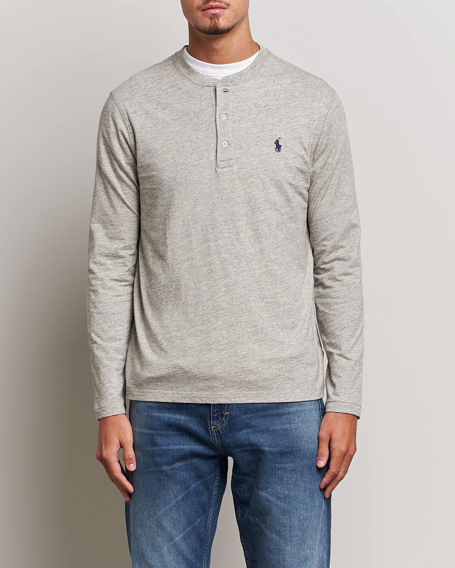 Herren | Pullover | Polo Ralph Lauren | Slub Jersey Henley Loft Heather