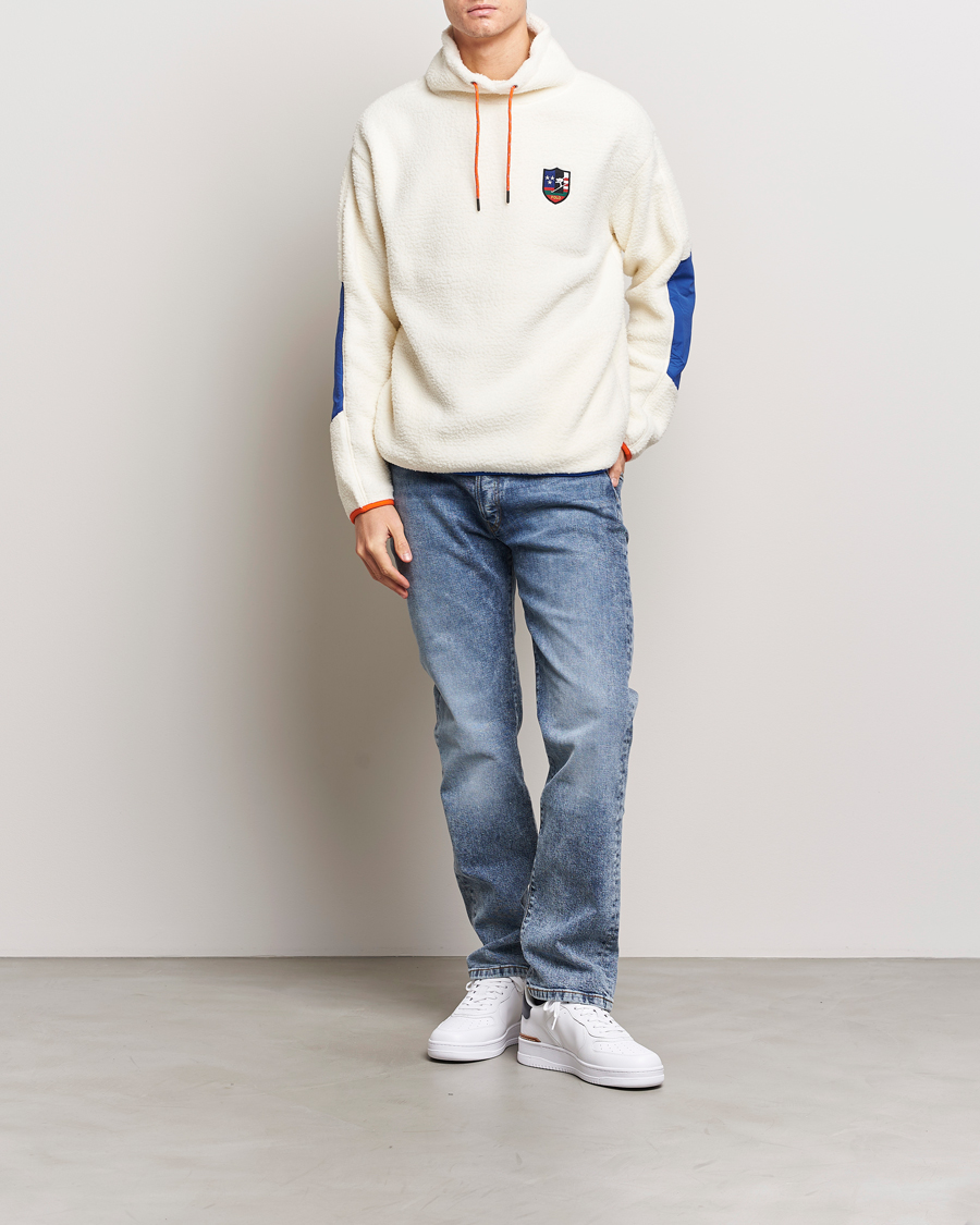 Herren | Pullover | Polo Ralph Lauren | Vintage Fleece Sweater Clubhouse Cream Multi