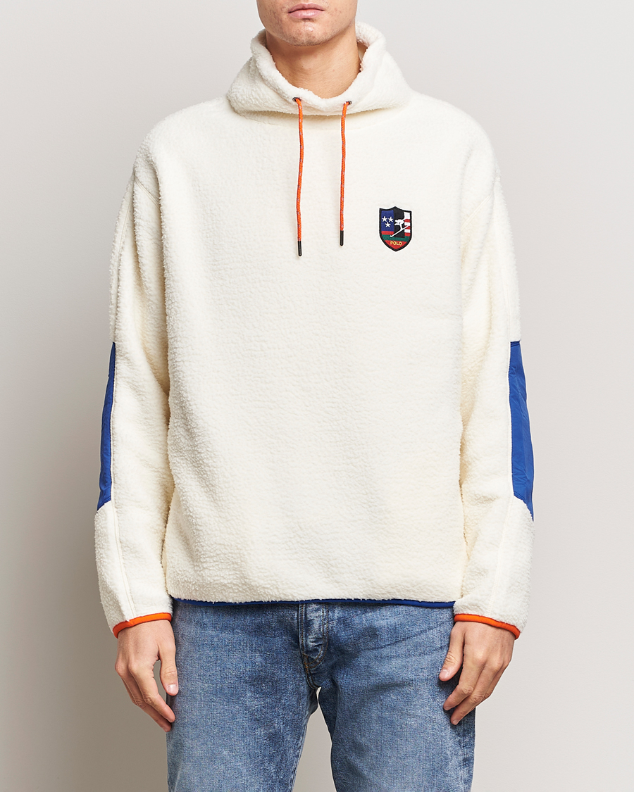 Herren | Pullover | Polo Ralph Lauren | Vintage Fleece Sweater Clubhouse Cream Multi