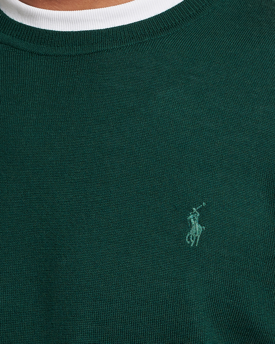 Herren | Pullover | Polo Ralph Lauren | Merino Crew Neck Pullover Hunt Club Green