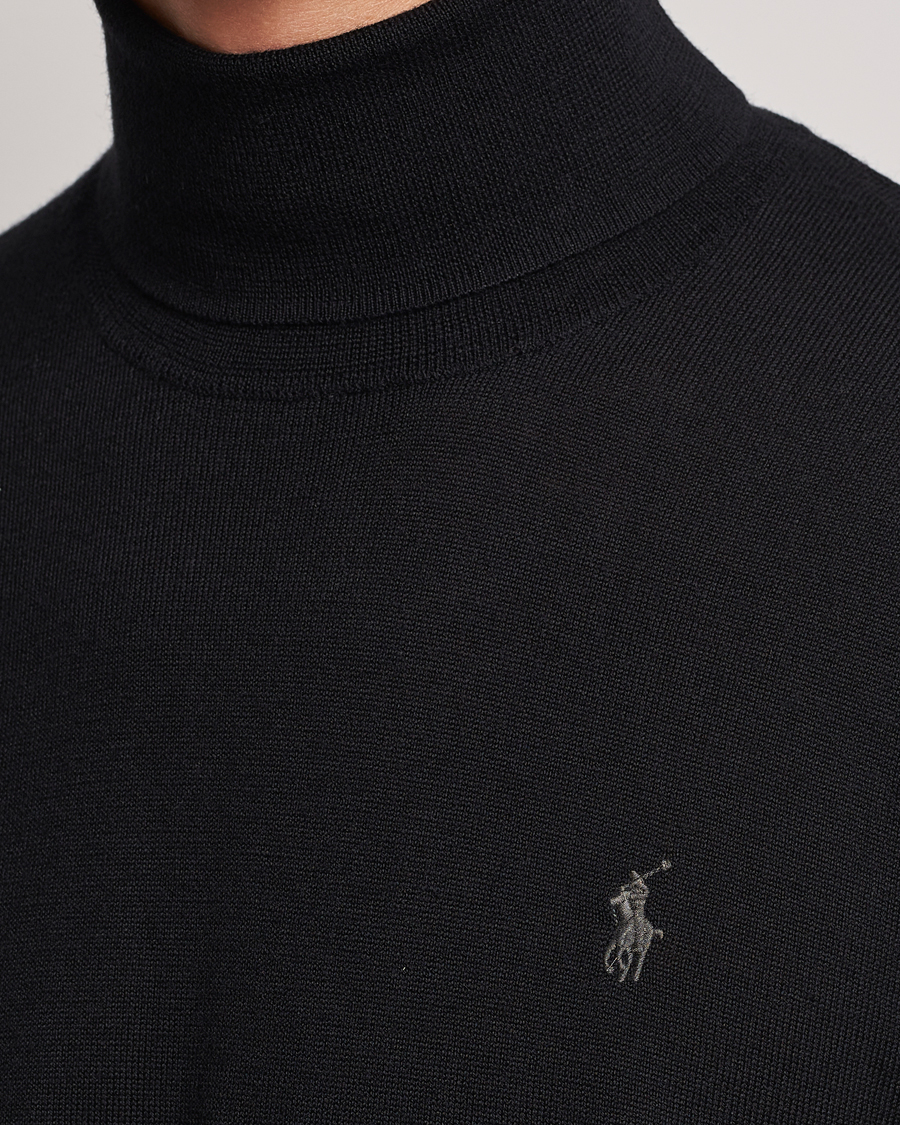 Herren | Pullover | Polo Ralph Lauren | Merino Knitted Rollneck Black