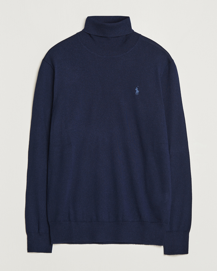 Herren | Pullover | Polo Ralph Lauren | Merino Knitted Rollneck Hunter Navy