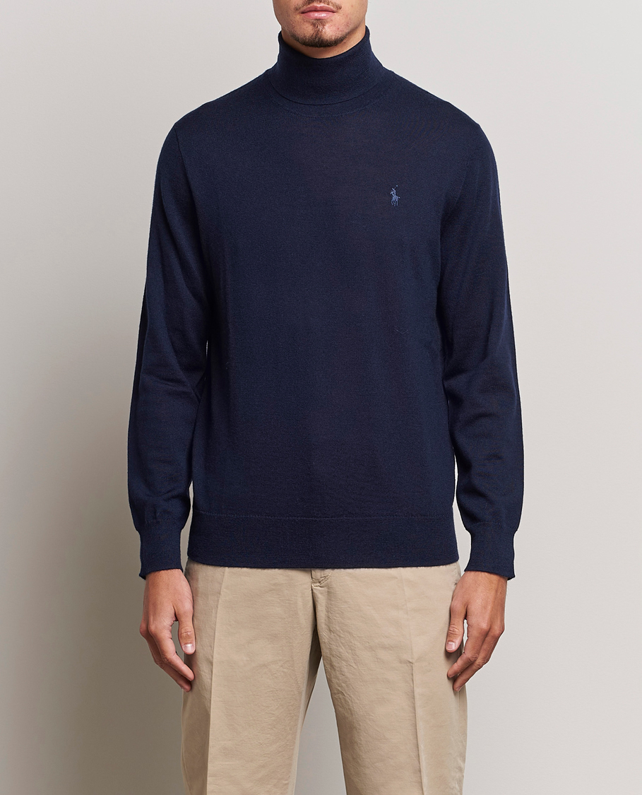 Herren | Pullover | Polo Ralph Lauren | Merino Knitted Rollneck Hunter Navy
