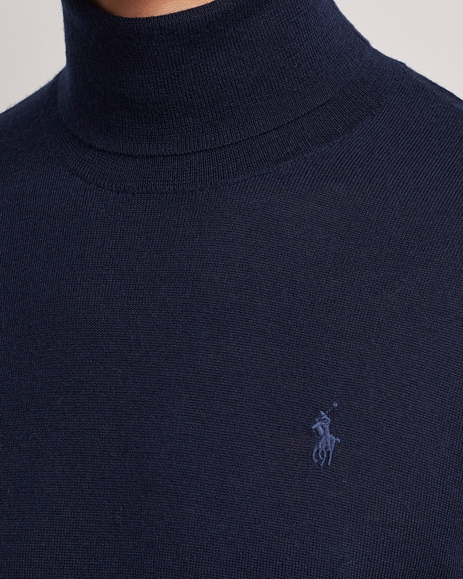 Herren | Pullover | Polo Ralph Lauren | Merino Knitted Rollneck Hunter Navy