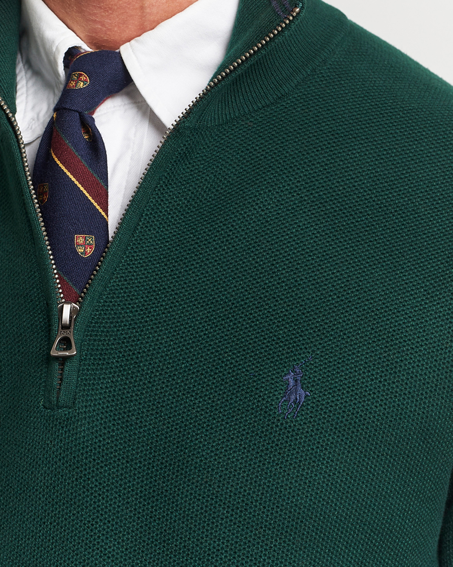 Herren | Pullover | Polo Ralph Lauren | Textured Half Zip Hunt Club Green