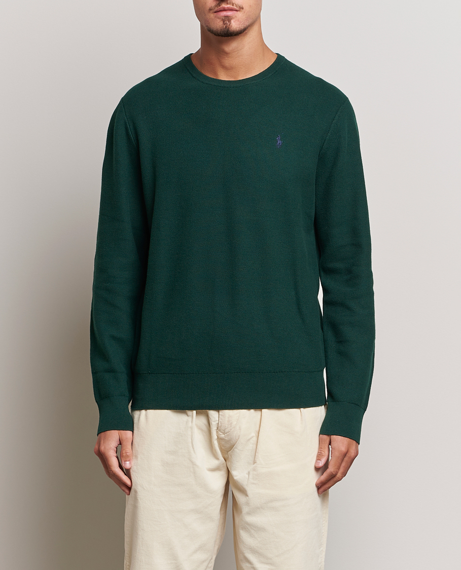 Herren | Pullover | Polo Ralph Lauren | Textured Crew Neck Sweater Hunt Club Green
