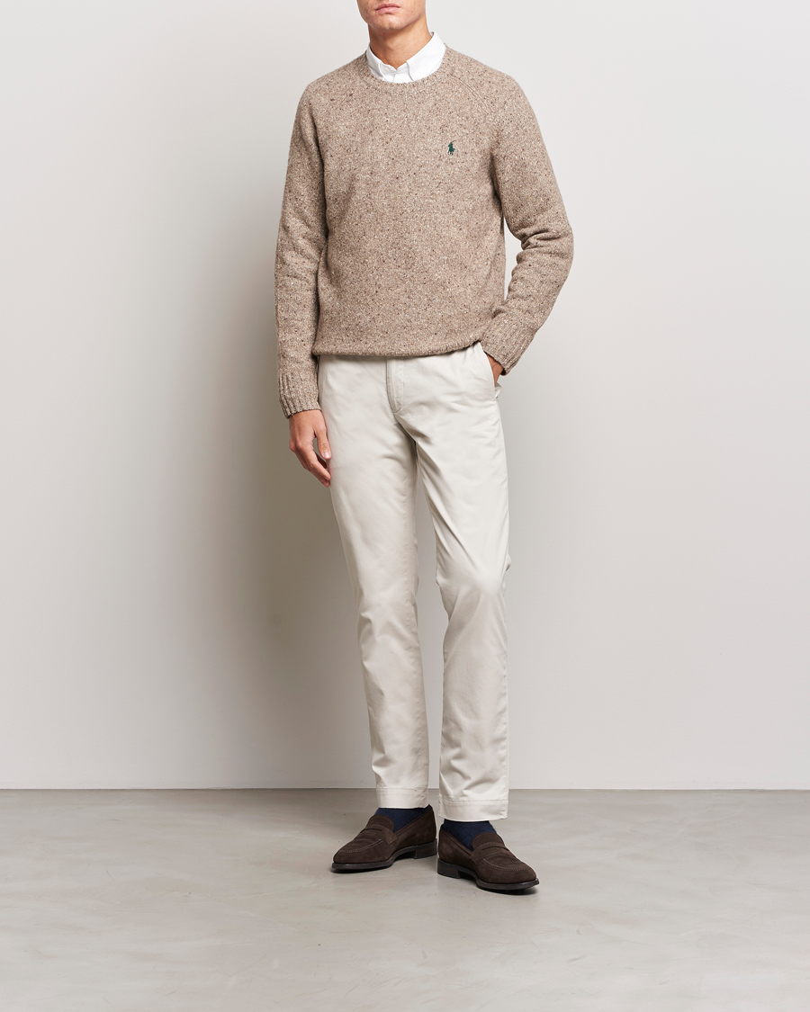 Herren | Pullover | Polo Ralph Lauren | Wool Knitted Donegal Sweater Bark