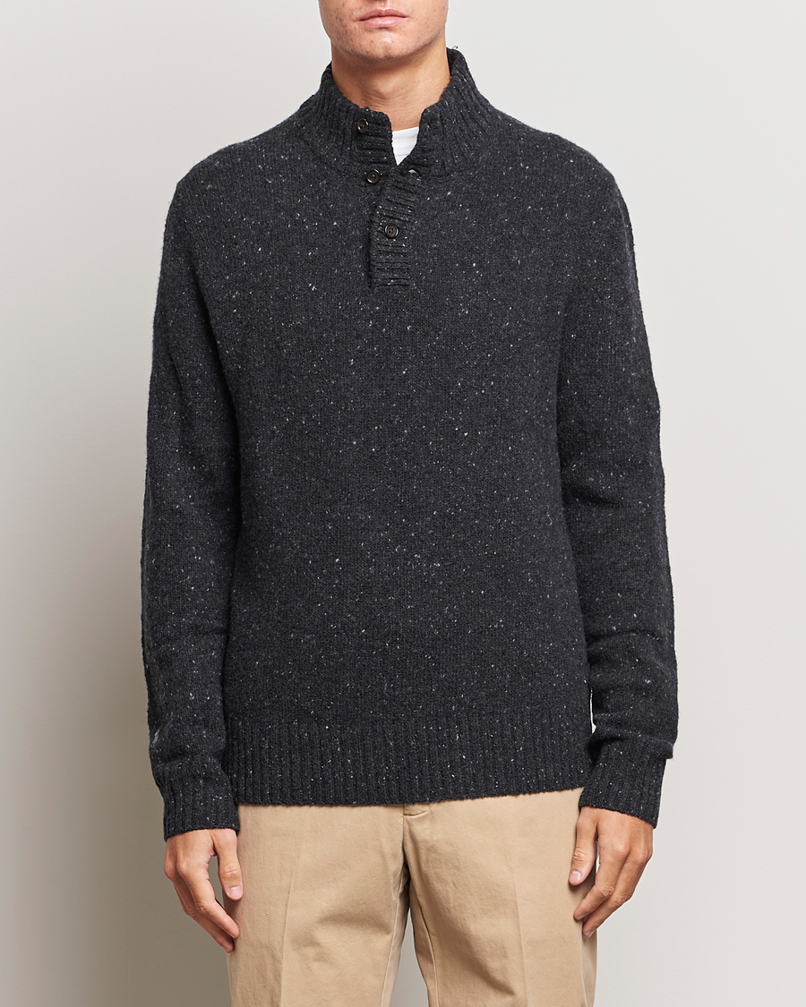 Herren | Pullover | Polo Ralph Lauren | Wool Knitted Donegal Onyx