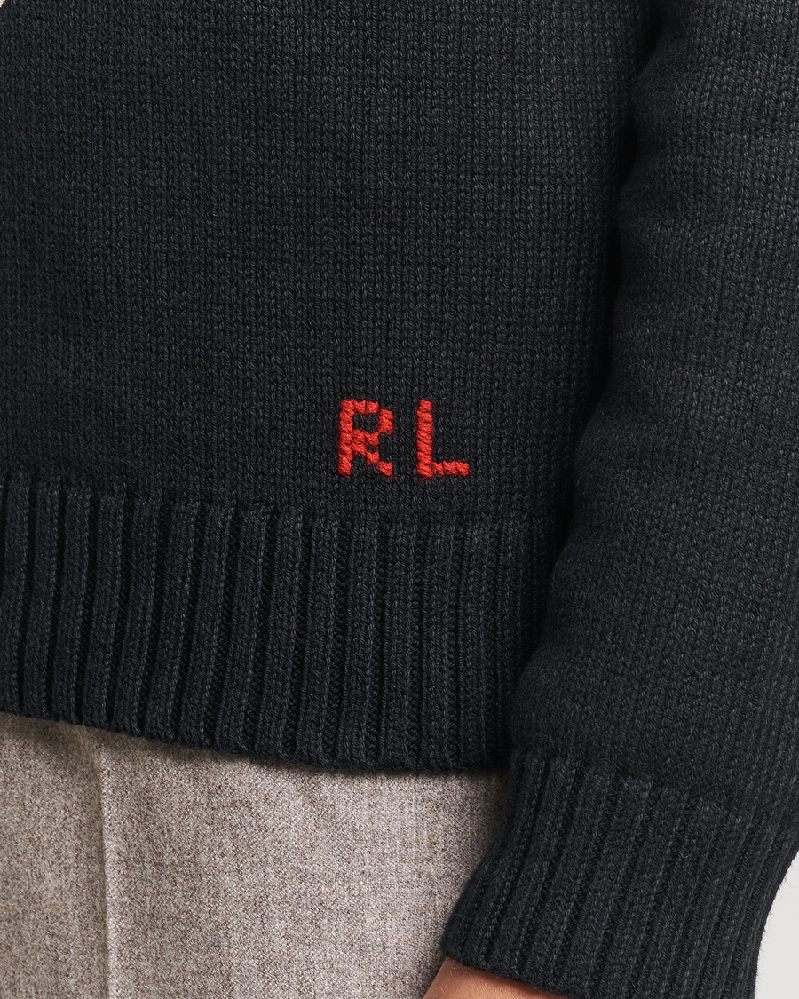 Herren | Pullover | Polo Ralph Lauren | Knitted Bear Sweater Black