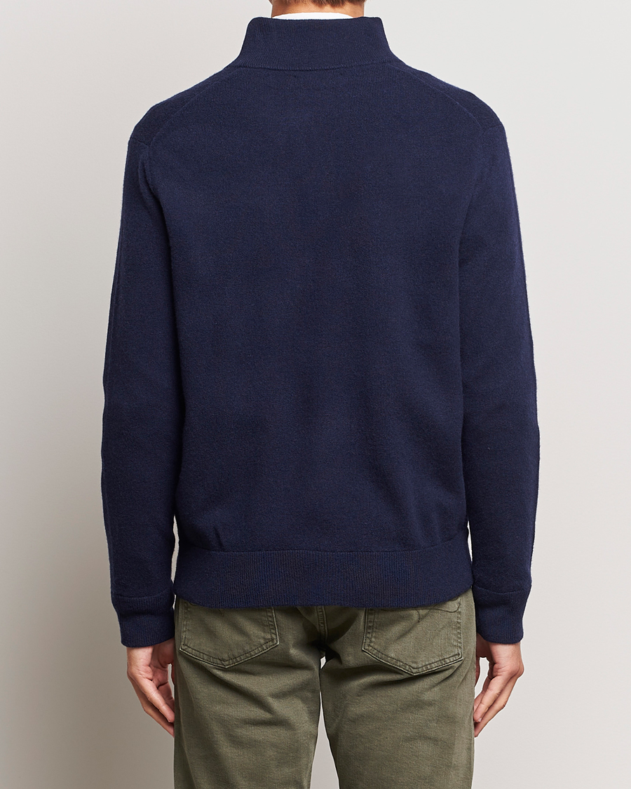 Herren | Pullover | Polo Ralph Lauren | Merino Knitted Full Zip Sweater Hunter Navy