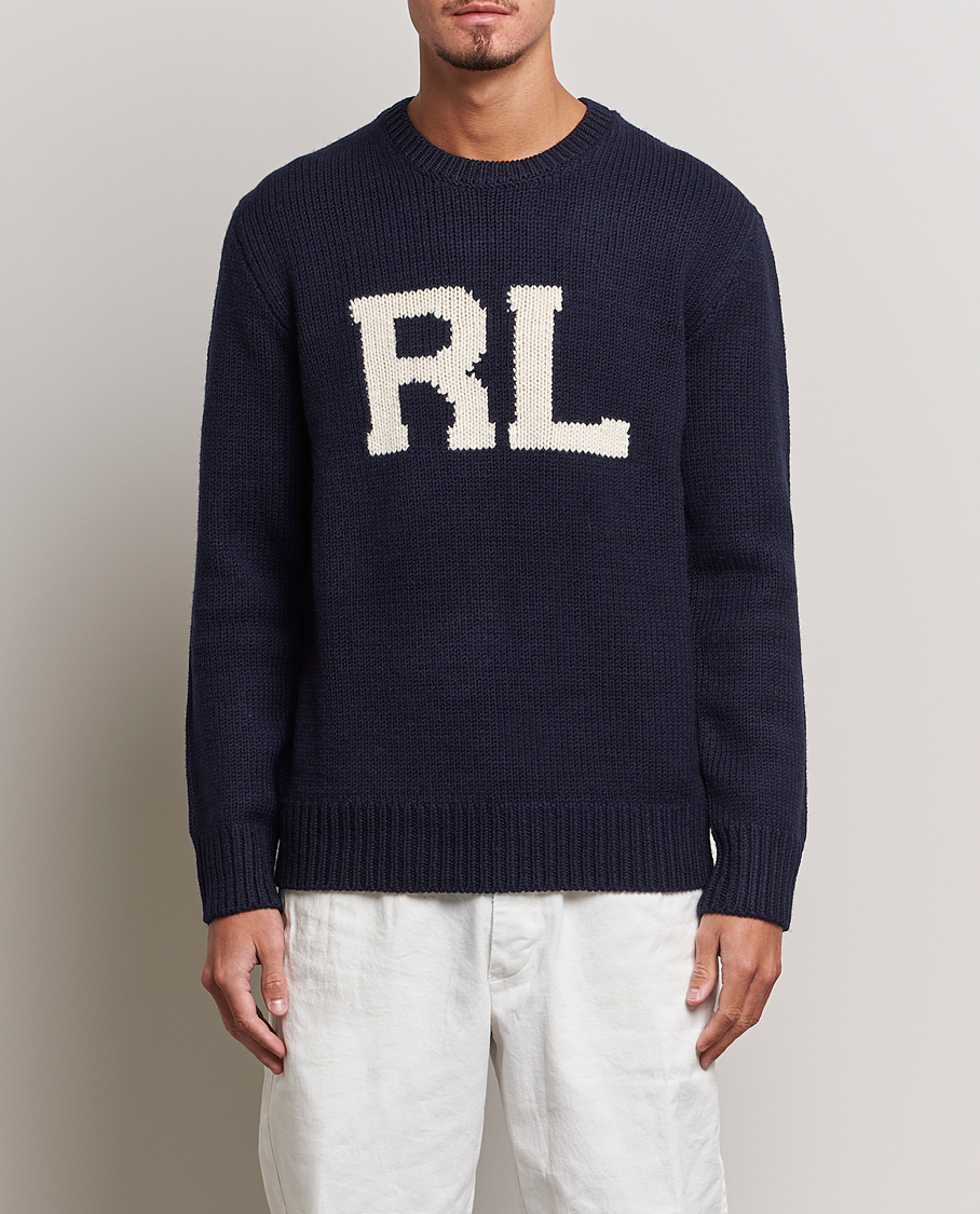 Herren | Pullover | Polo Ralph Lauren | RL Wool Knitted Sweater Hunter Navy