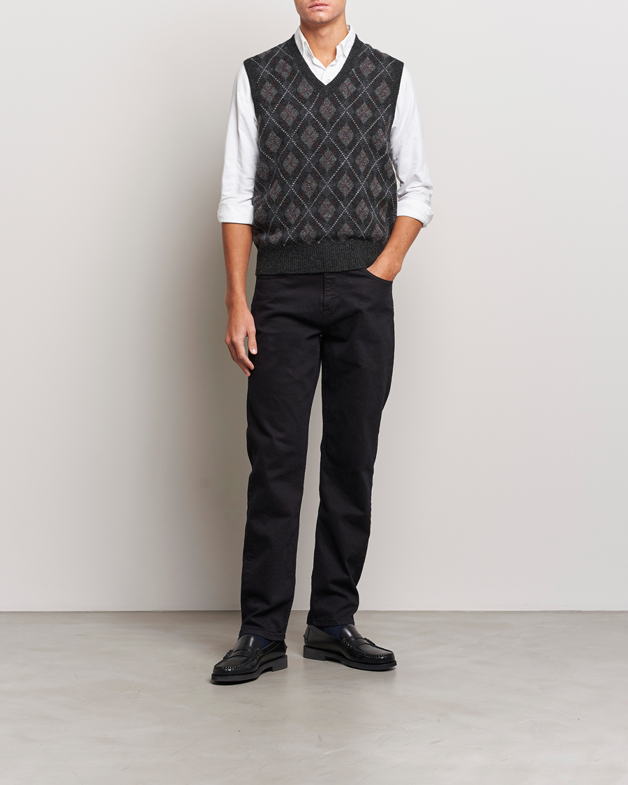 Herren | Pullover | Polo Ralph Lauren | Wool Argyle Slipover Charcoal