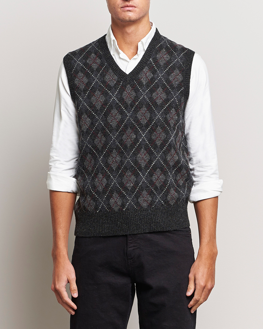 Herren | Pullover | Polo Ralph Lauren | Wool Argyle Slipover Charcoal
