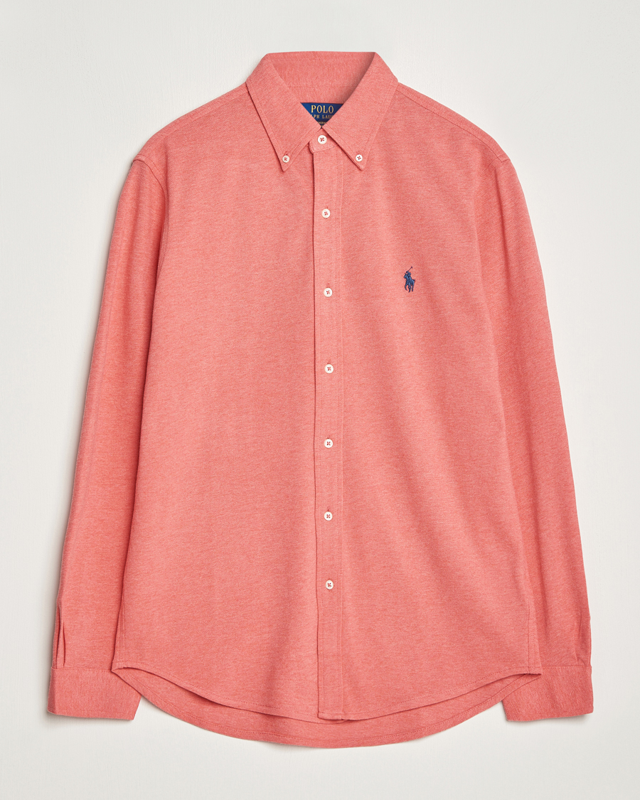 Herren | Hemden | Polo Ralph Lauren | Slim Fit Featherweight Mesh Shirt Highland Rose Heather