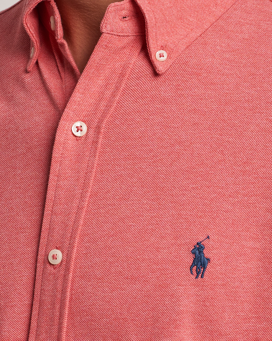Herren | Hemden | Polo Ralph Lauren | Slim Fit Featherweight Mesh Shirt Highland Rose Heather