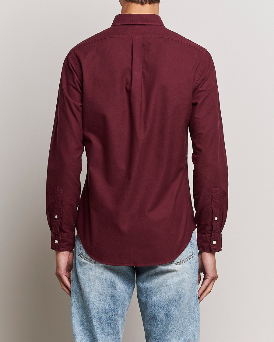 Herren | Hemden | Polo Ralph Lauren | Slim Fit Garment Dyed Oxford Harvard Wine