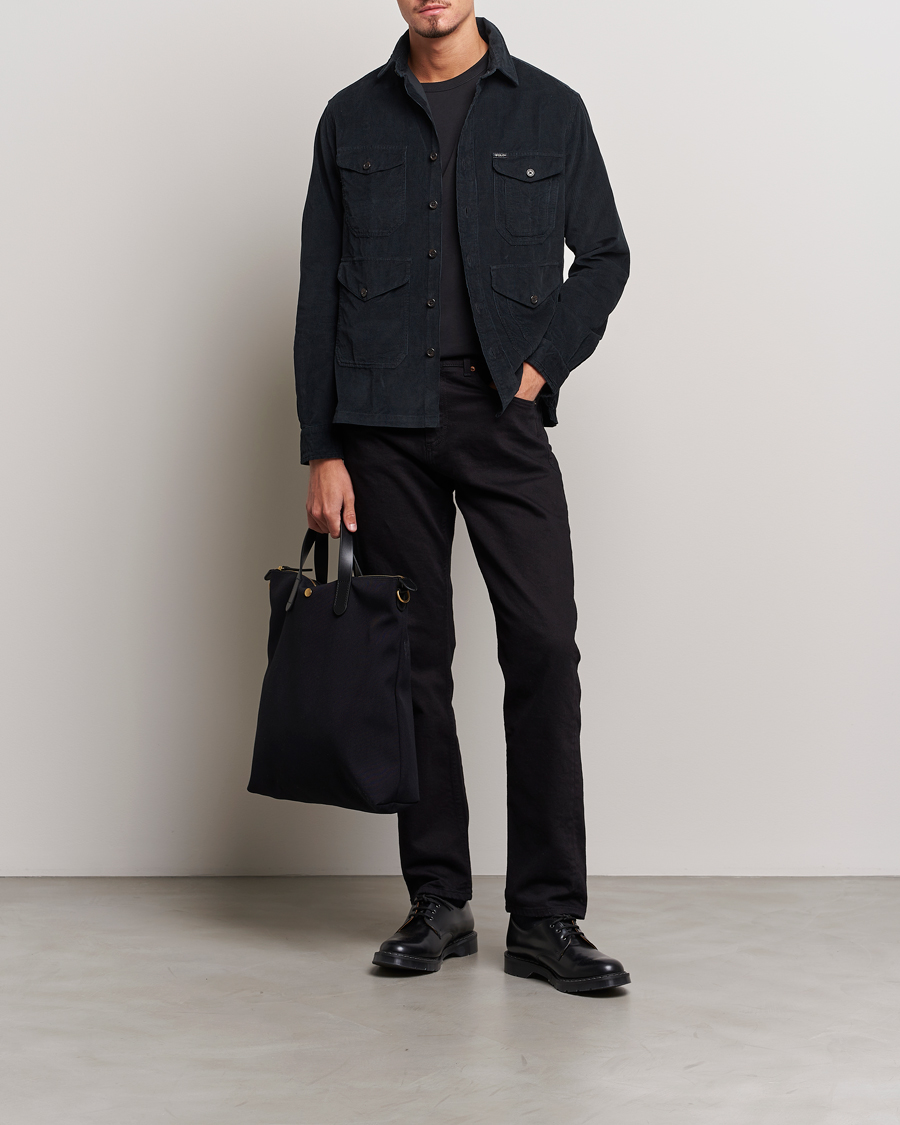 Herren | Hemden | Polo Ralph Lauren | Corduroy Pocket Overshirt Black