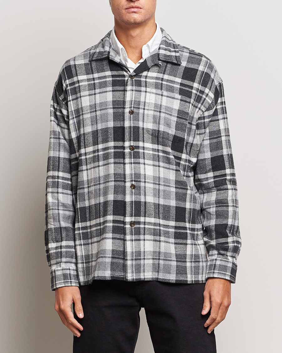 Herren | Hemden | Polo Ralph Lauren | Brushed Flannel Checked Shirt Grey