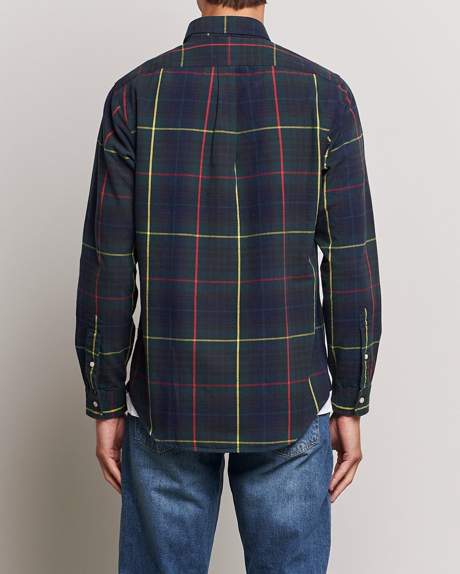 Herren | Hemden | Polo Ralph Lauren | Custom Fit Checked Oxford Shirt Navy/Green