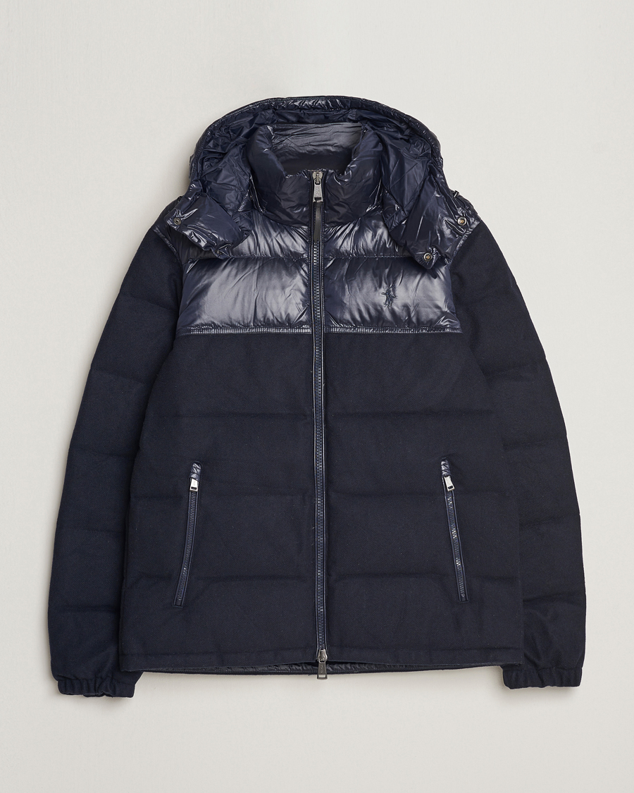 Herren | Jacken | Polo Ralph Lauren | Flint Wool Down Jacket Collection Navy