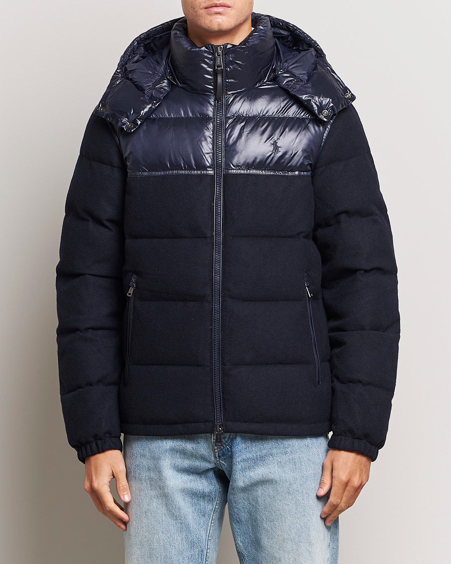 Herren | Jacken | Polo Ralph Lauren | Flint Wool Down Jacket Collection Navy