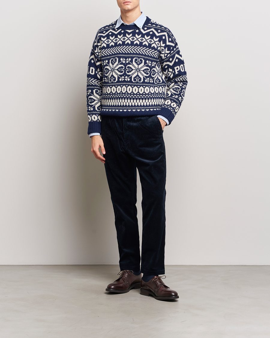 Herren | Hosen | Polo Ralph Lauren | Prepster Corduroy Drawstring Pants Aviator Navy