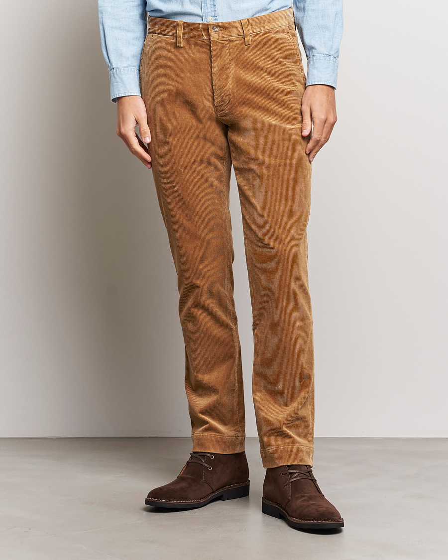 Herren | Hosen | Polo Ralph Lauren | Bedford Slim Fit Corduroy Trousers Golden Brown