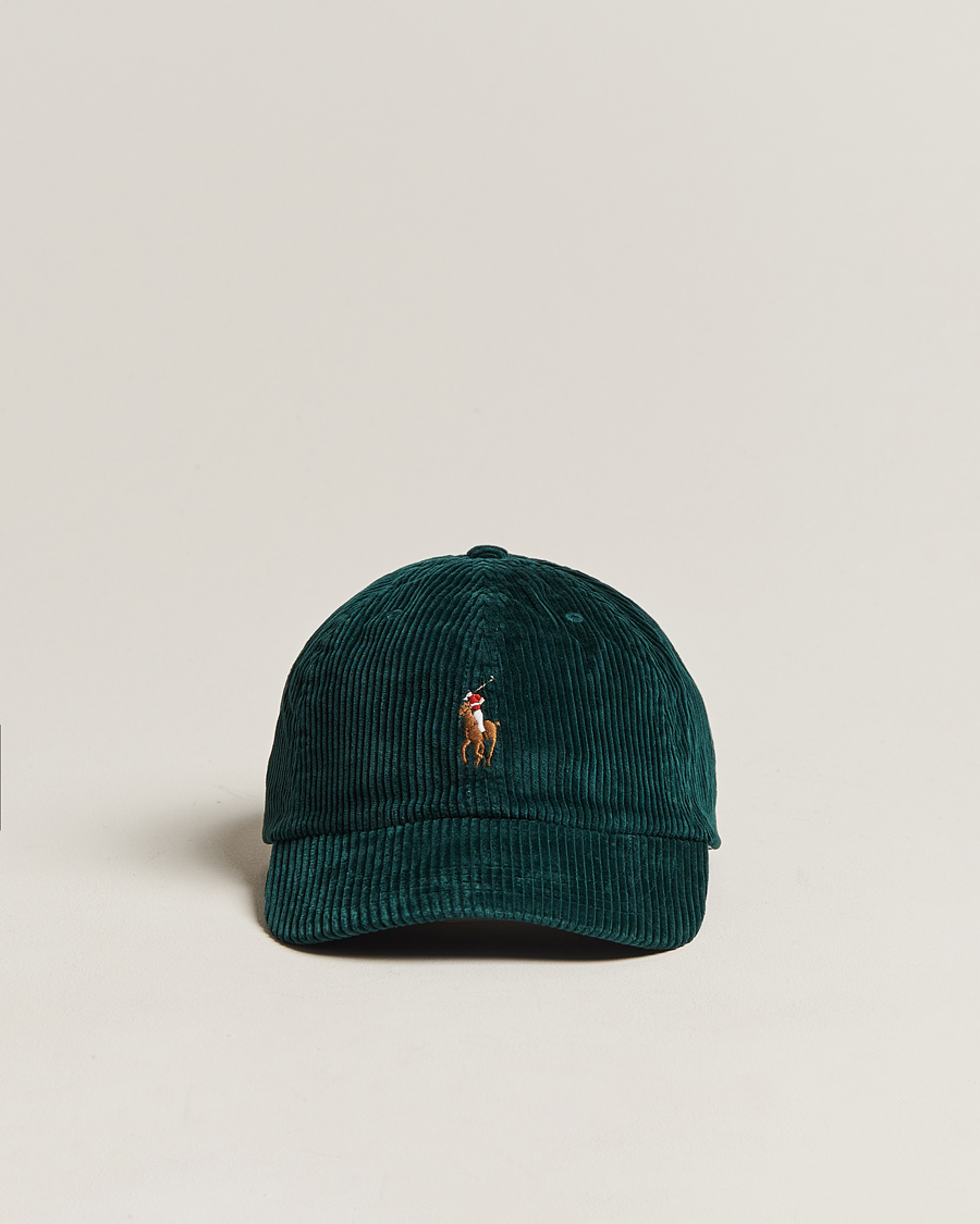 Herren | Polo Ralph Lauren Corduroy Cap College Green | Polo Ralph Lauren | Corduroy Cap College Green
