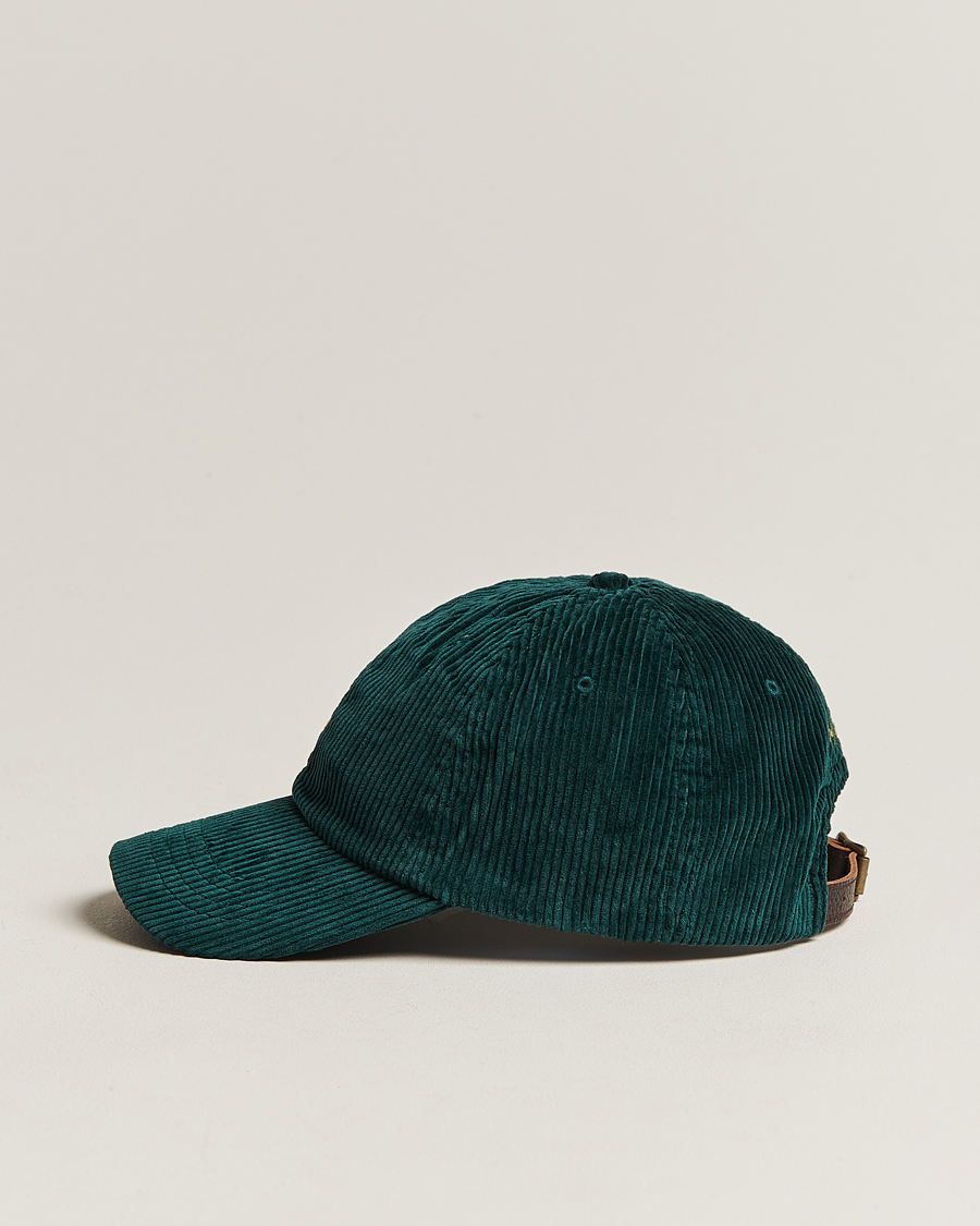 Herren | Polo Ralph Lauren Corduroy Cap College Green | Polo Ralph Lauren | Corduroy Cap College Green