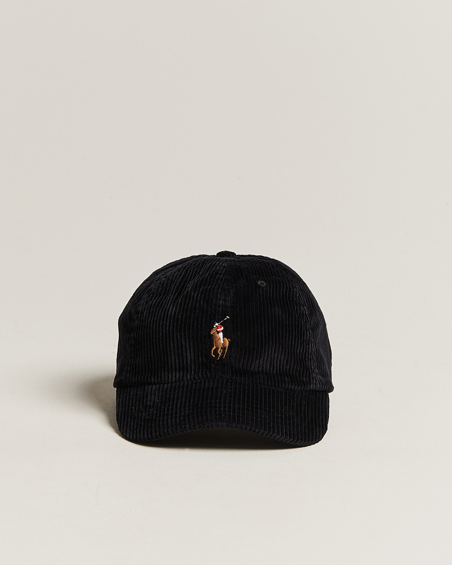 Herren | Polo Ralph Lauren Corduroy Cap Black | Polo Ralph Lauren | Corduroy Cap Black