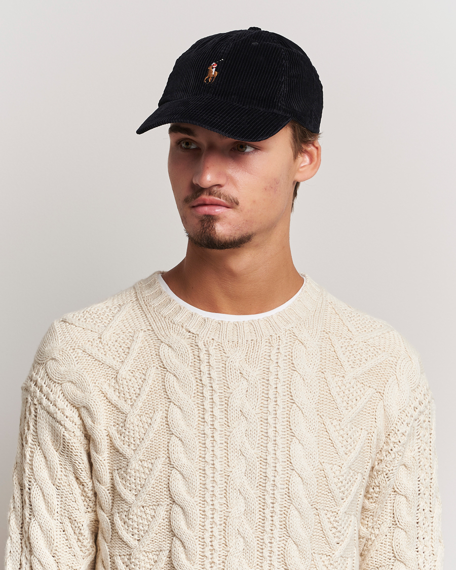 Herren | Polo Ralph Lauren Corduroy Cap Black | Polo Ralph Lauren | Corduroy Cap Black