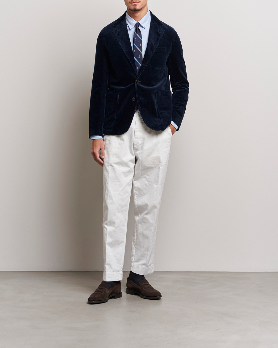 Herren | Sakkos | Polo Ralph Lauren | Corduroy Stretch Blazer Aviator Navy