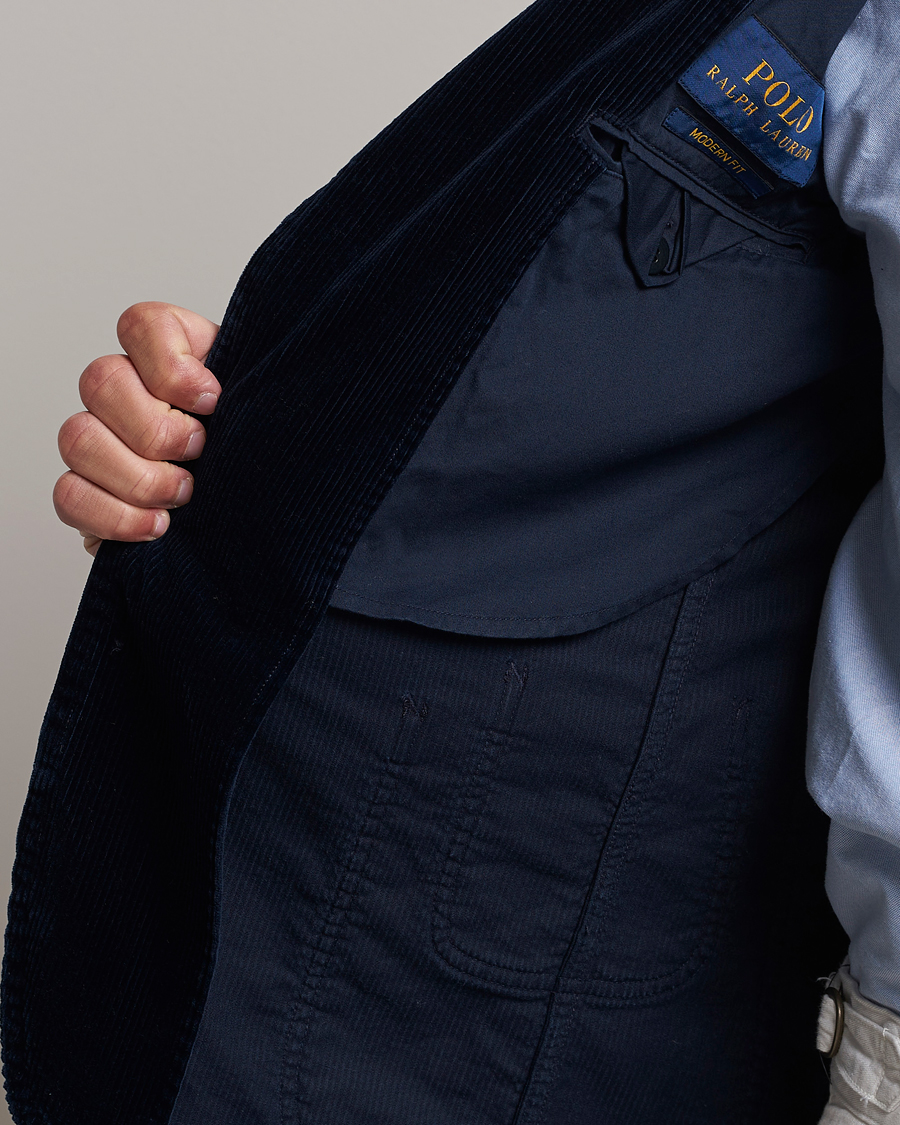 Herren | Sakkos | Polo Ralph Lauren | Corduroy Stretch Blazer Aviator Navy