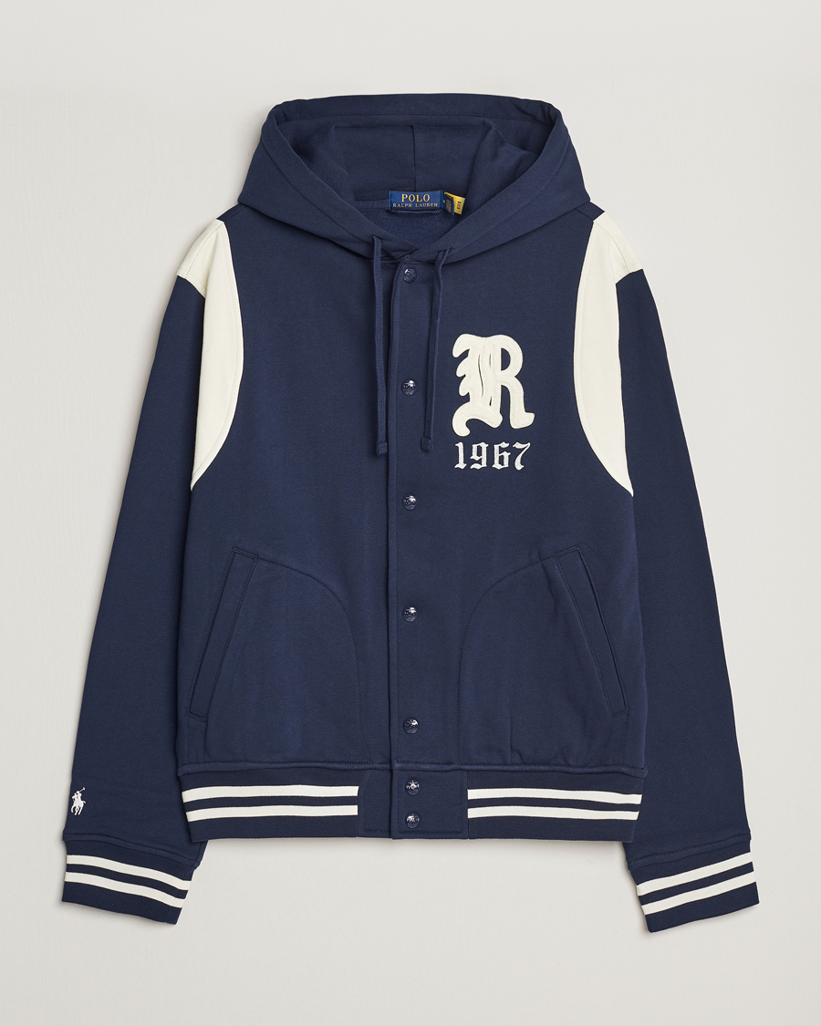 Herren | Jacken | Polo Ralph Lauren | Athletic Fleece Jacket Cruise Navy/Clubhouse Cream