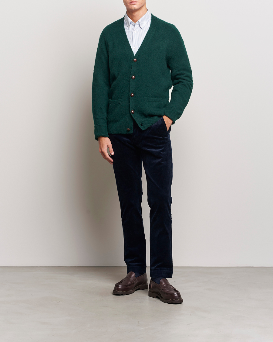 Herren | Pullover | Polo Ralph Lauren | Wool/Cashmere Cardigan Hunt Club Green