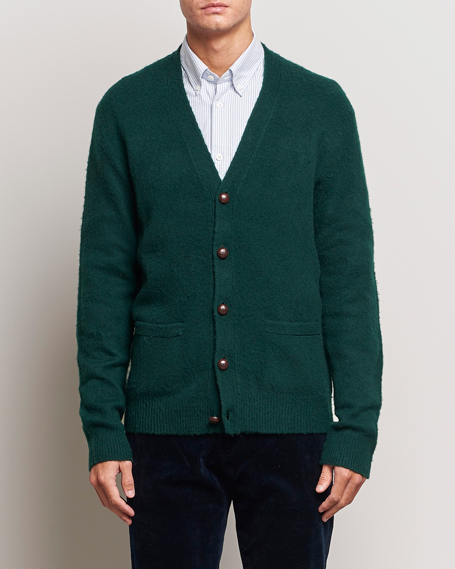 Herren | Pullover | Polo Ralph Lauren | Wool/Cashmere Cardigan Hunt Club Green