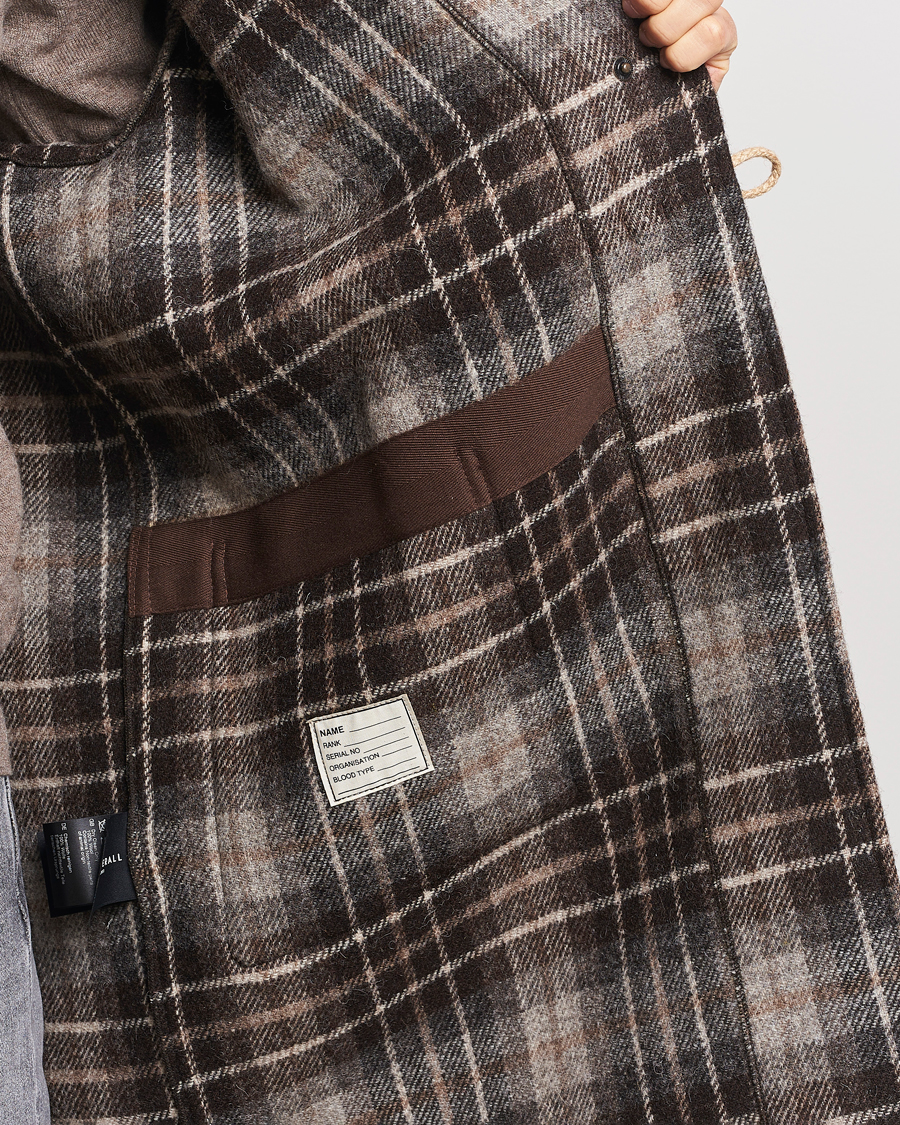 Herren | Jacken | Gloverall | De Bonne Facutre Wool Duffle Coat Black/Grey